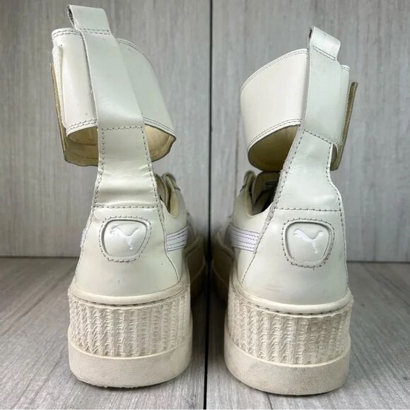 Puma x Rihanna Fenty Ankle Strap Creeper Chunky Platform Sneaker Womens Size 9 - Picture 7 of 10